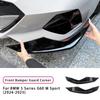 Front Bumper Corner Guard Decorative Strip Front Shovel Anti-collision Strip Wrap Trim For BMW 5 Series G60 M Sport 2024-2025