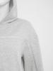 Women Fleece-Lined Adaptive Hoodie Full Arm Chest Access Long Sleeve Pullover Sweatshirt with Pocket for Dialysis Recovery