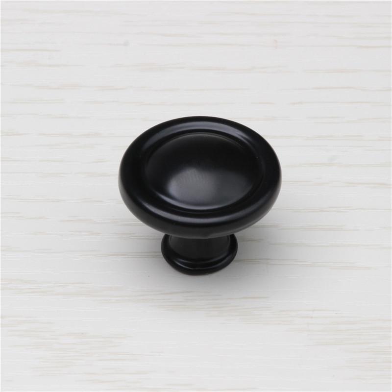 Black Durable Aluminum Alloy 96/128mm Single Hole Door Handle for Furniture Drawer Kitchen Cupboard Cabinet Drawer Pull Knobs