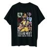 Women's Casual Loose Printed T-shirt With Round Neck Pullover Short Sleeved Top