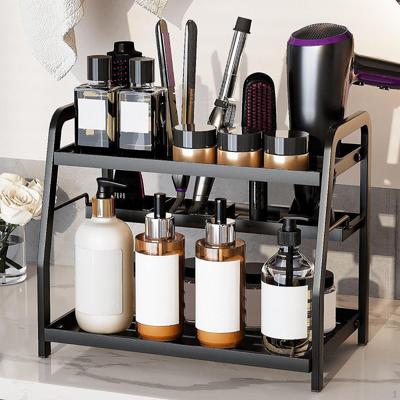 Bathroom Counter Organizer,Makeup Holder,Iron Rack,Ideal for Present Display Shelf,Countertop