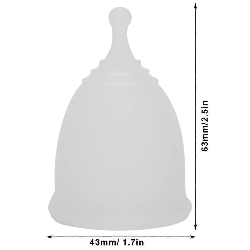 Silikon Menstruationstasse Wiederverwendbare Feminine Hygiene Tasse Weich Auslaufsicher Damen Periode Tasse(S )