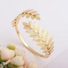 2Pcs Elegant Metal Drapery Holdbacks - Bohemian Leaf Design Curtain Tiebacks for Home Decor