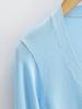 Spring French Academy V-Neck Long-Sleeve Sweater - Casual, Single-Breasted with Pockets (XZ2165-26)