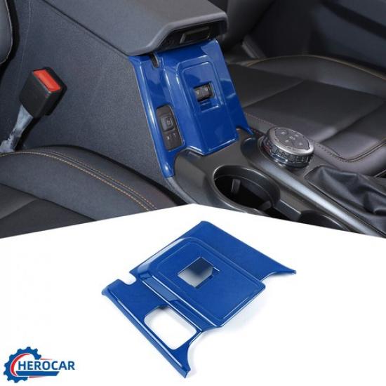 Blue Window Switch Button Decoration Cover Trim For Ford Bronco +Accessories