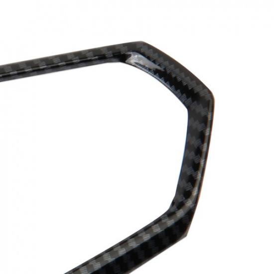 Carbon Fiber Style Central Control Steering Wheel Trim Cover Fit For Acura RDX