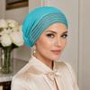 Lace Flower Headwrap Cap Breathable Lace Trim Hat New Postpartum Cap  Daily Casual Wear