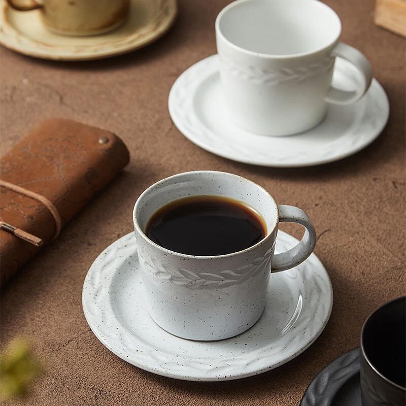 OLOEY Retro Coffee Cup and Saucer Set