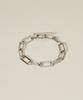 Novice Tokyo Mantel Oval Chain Bracelet [Stainless] / Silver