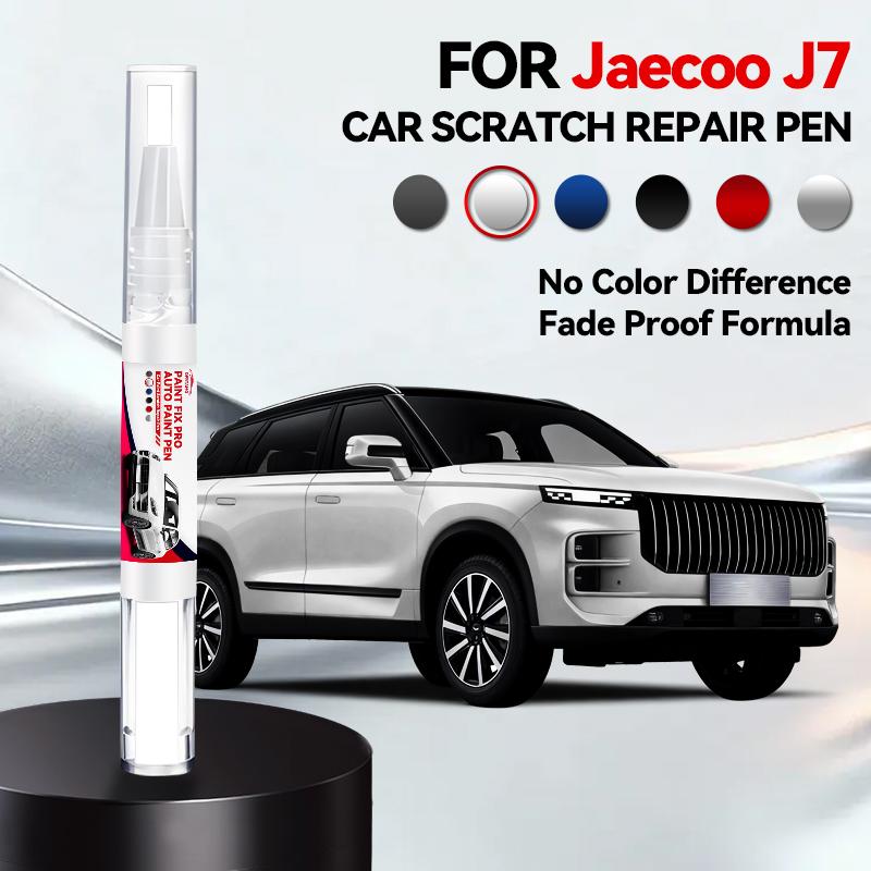 Para Chery Jaecoo J7 2023-2025 S8 Caneta de Reparo de Pintura Retoque Removedor de Arranhões DIY Acessórios Automotivos Preto Branco Verde Prata Cinza