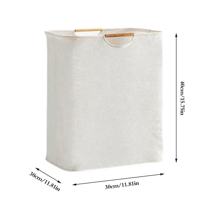 Large Capacity Collapsible Dirty Clothes Storage with Handle for Bathroom Laundry Hamper Collapsible Laundry Storage Basket