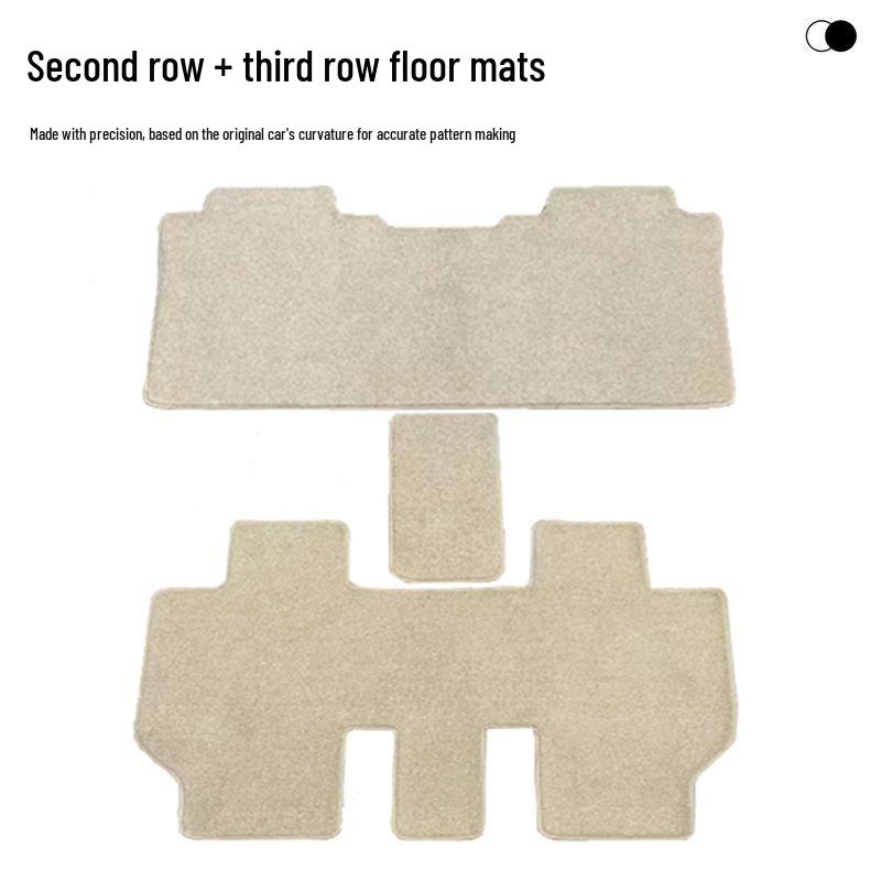 Toyota Previa Floor Mats: Imported Carpets for Second & Third Row, Custom Middle Row Interior Modification