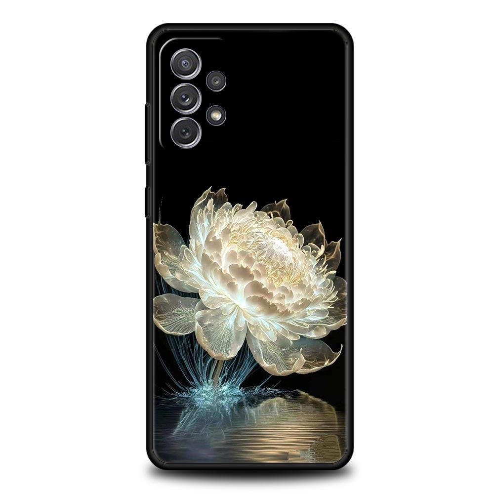 

Роскошный чехол-цветок лотоса для Samsung A51 A71 A21S A12 A11 A15 A25 A31 A41 A23 A33 A53 A73 A03S A05S A13 5G A35 A55 Samsung A15
