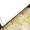 2.5 Meters Car Front Bumper Lip Splitter Skirt Protection TPVC Sticker  Scratch