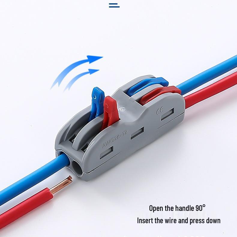 Quick Connector SPL-42/62, 2 In 2 Out Wire Terminal for Downlight and Household Solid