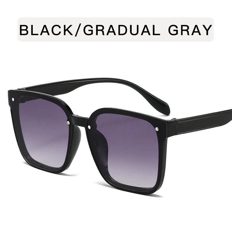 Korean Fashion Sunglasses Designer Square Shape Anti-reflective Men Sun Glasses Holiday Travelling Glasses for Women