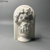 Mythical God King Zeus Plaster Statue Desk Decoration Ornaments Ancient Greek Mythology Character Sculpture Room Aesthetic Decor
