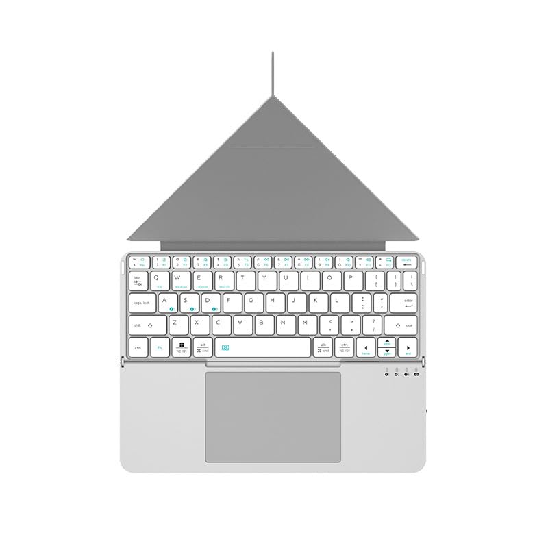 TJK Bluetooth Foldable Wireless Compatible with and US English Tablet Keyboard with Bluetooth 64 Portable for Working from Compatible with Surface Mac