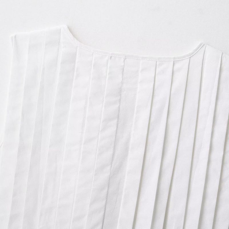 Kaslead New Women clothes Western Style Fashion Simple and Versatile French style Lace-up Short Vest Top