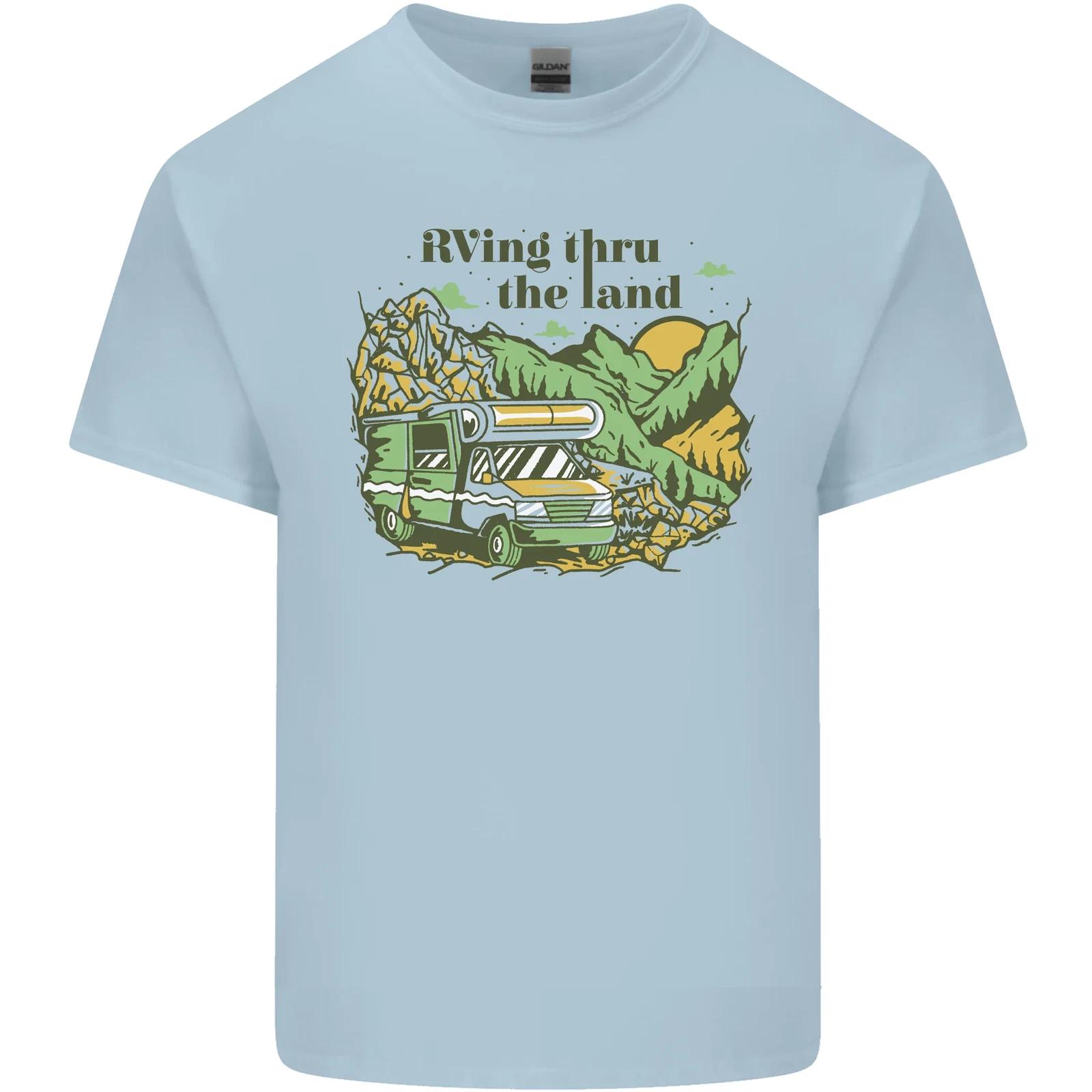 RVing Thru the Land RV Motorhome Camping Kids T-Shirt Childrens 4XL