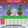 Santa Claus Kids Christmas Santa Kids Santa Spirit Cute Green Santa Halloween Sizes Set Elf Christmas Polka Dot 1 Red Hand 1 Green Hand [Tumao]
