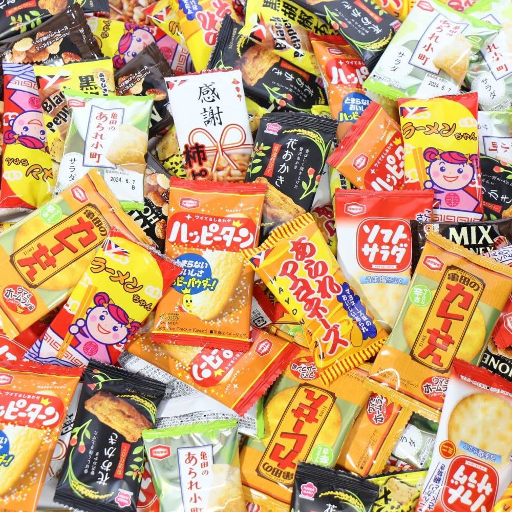Assorted sweets Kameda Yasui Gin no Shio small bags total of 100 pieces assorted Okashi no March Seika, Foods, (individually wrapped) (10 types, set)