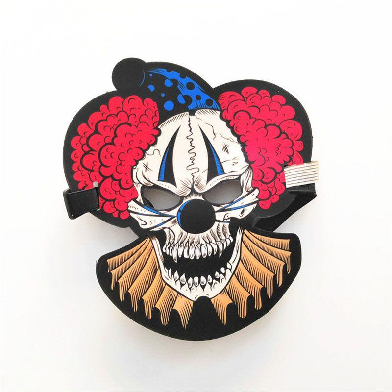 Premium Quality Sound Activated Led Mask For Halloween Dance Rave Edm Events