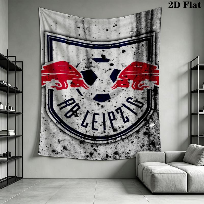RB Leipzig Wall Tapestry Aesthetic Wall Hanging Printed Fabric Blanket Decorative Tapestries for Bedroom Living Room Home Decor