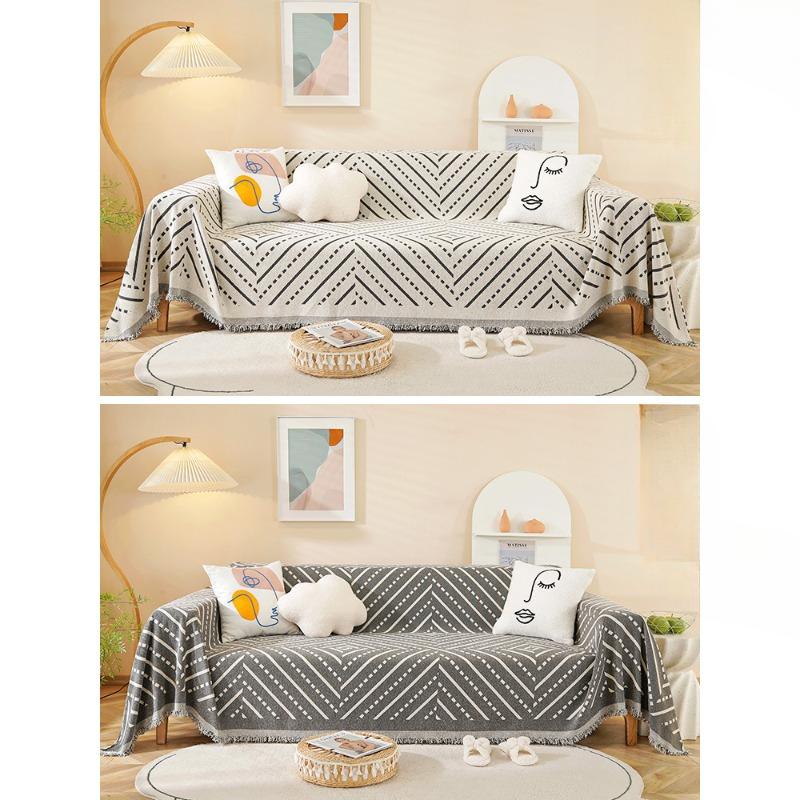 Chenille Leichter Luxus-Sofabezug, Stoff, Vier Jahreszeiten, universell, einfach, modern, All-Inclusive, universeller Sofabezug, High-End-Bezug, Handtuch