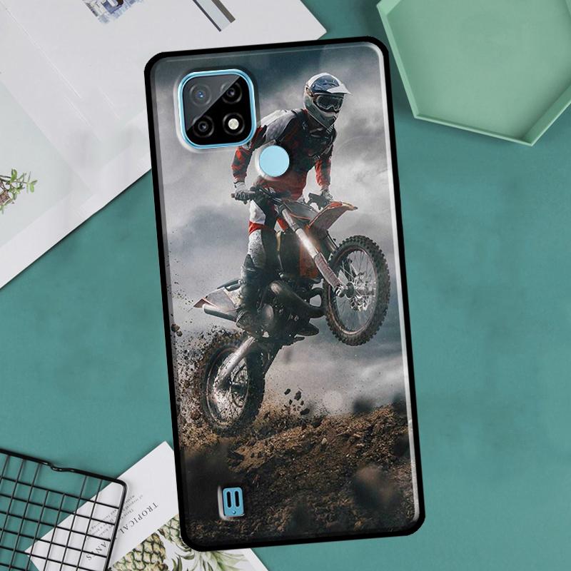 Moto Cross Motocicletă Sport pentru OnePlus 10 Pro 9 Pro 8T 9R Nord2 Husă pentru Realme 9 8 Pro 8i 9i C35 GT Neo 2 3 Master