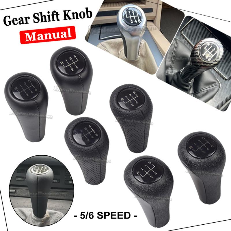 56 Speed MT Gear Shift Knob for BMW E46 E53 E60 E61 E63 E65 E81 E82 E83 E87 E90 E91 E92 1356Series X1 X3 X5 Pen Arm POMO Head