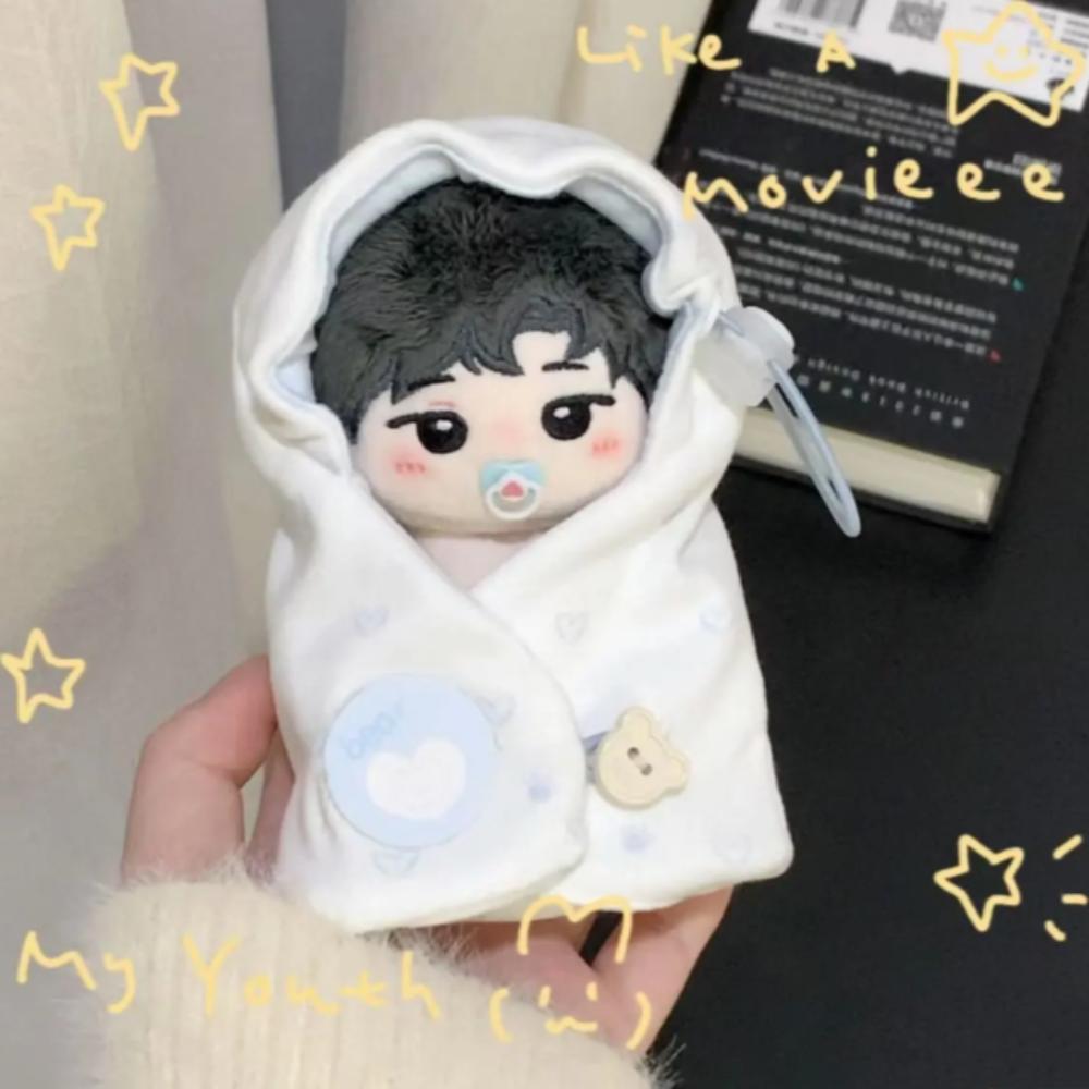Cloak 10cm Cotton Doll Swaddling Clothes Swaddling Doll Dress Up Set  10cm Cotton Doll