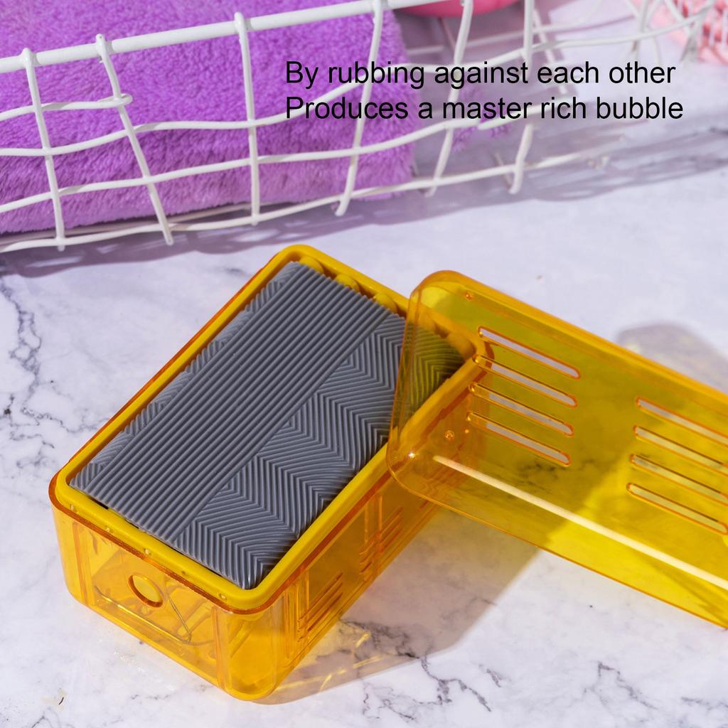 Soap Bubble Box 2 In 1 Multifunction Keep Dry Soap Cleaning Storage Foaming Box for Bathroom Kitchen Toilet