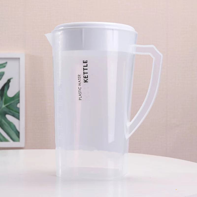 1-3L Cold Water Kettle with Scale Lemonade Bottle Refrigerator Beverage Jug Juice Container Large Capacity Cool Teapot Kitchen