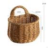 Multifunctional Wall Hanging Baskets Storage Decorative Basket Bin Plants Holder with Handle Kitchen