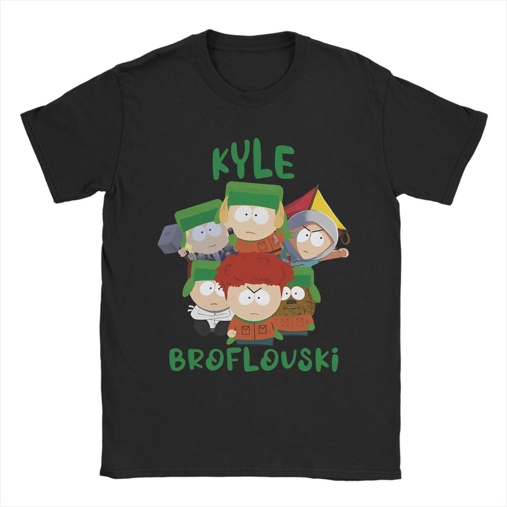 Unisexs Womens TShirt SouthParks Casual Summer Cotton Tees Short Sleeve Kyle Broflovski T Shirts Crew Neck Clothing XL