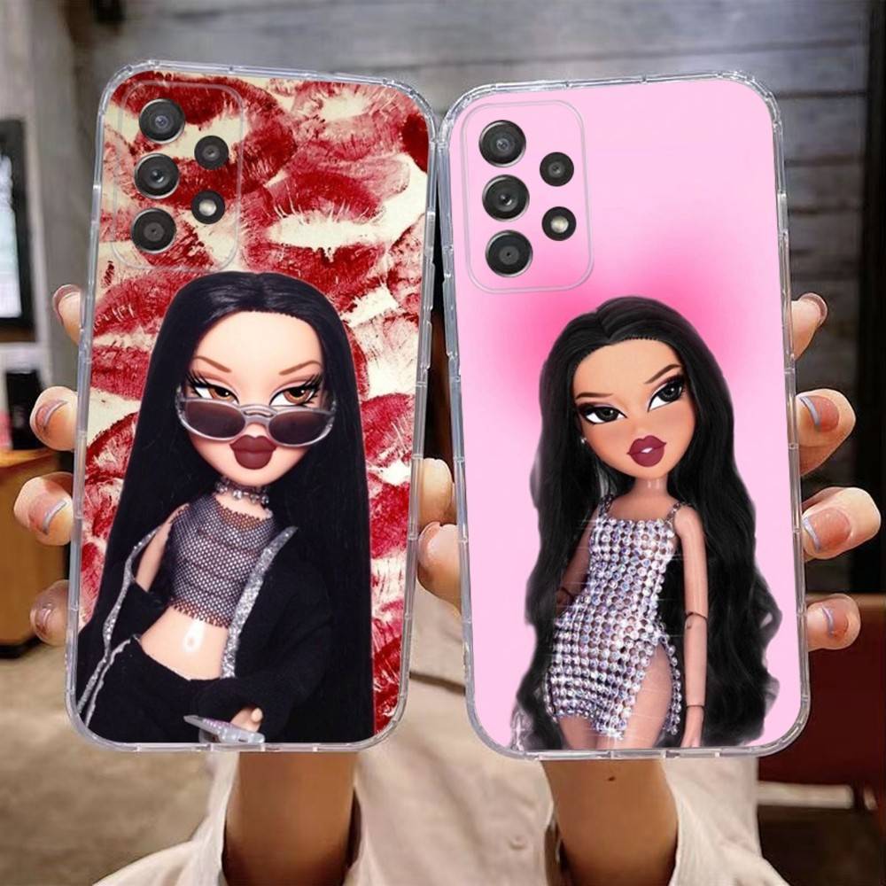 Fashion B-Bratz D-Doll Phone Case For Samsung Galaxy A,71,70,52,51,40,31,50,50S,30S,21S,12,10,Note20ultra Transparent Cover