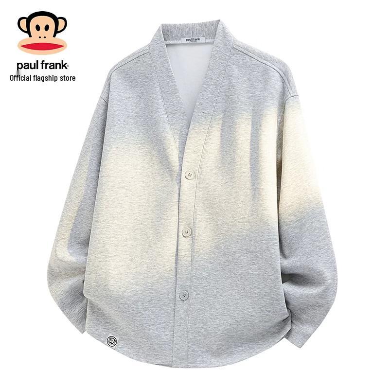 Paul Frank American Style Heavyweight Waffle Knit V-Neck Cardigan