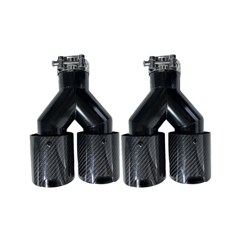 Stainless Steel Carbon Fiber Exhaust Muffler for BMW M6/X5/X3/1, 2, 3, 4, 5, 6 Series.