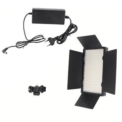 LED Video Light Professional Photography Light Panel 480PCS Bright Light Beads Adjustable BiColor Temperature 3200