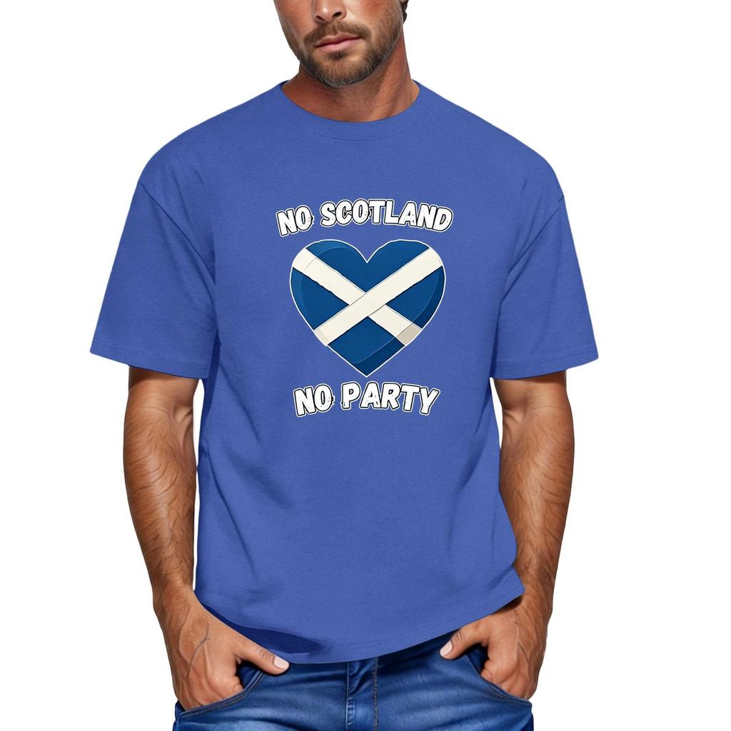 Men's Casual Short Sleeve Neck T-Shirt with Soccer Graphic Design