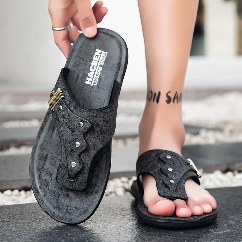 New Summer Men Flip Flops Beach Slippers Man Sandals Non-Slip Home Slipper Indoor House Anti-Slip Shoes Outdoor Male Shoes