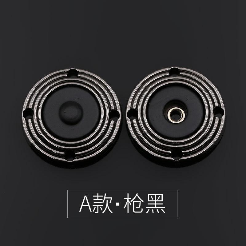 Hidden Button Female Button Baby Clothes Large Mother Button Cashmere Coat Snap Button Invisible Round Metal Button