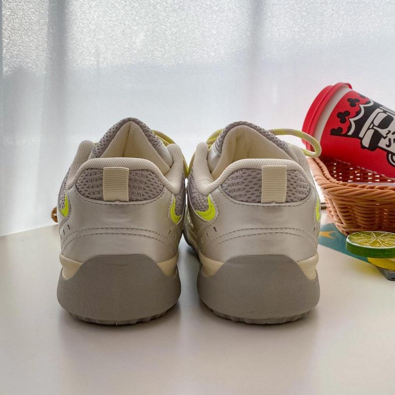 ns Korean version of women's shoes spring 2025 student mesh breathable fashion sports casual shoes white shoes women