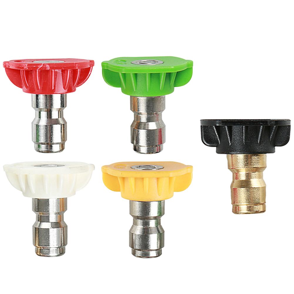 1/4 Inch Quick Connect Pressure Washer Car Lance Spray Nozzle Tip Cleaning Tool High Speed Rotation Increases Clean Zone