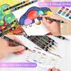 Paint Markers 24/48/36 Colors Paint Pens Acrylic Markers 1.5mm Round Tip Paint Pen Acrylic Paint Pens For Painting 10ml
