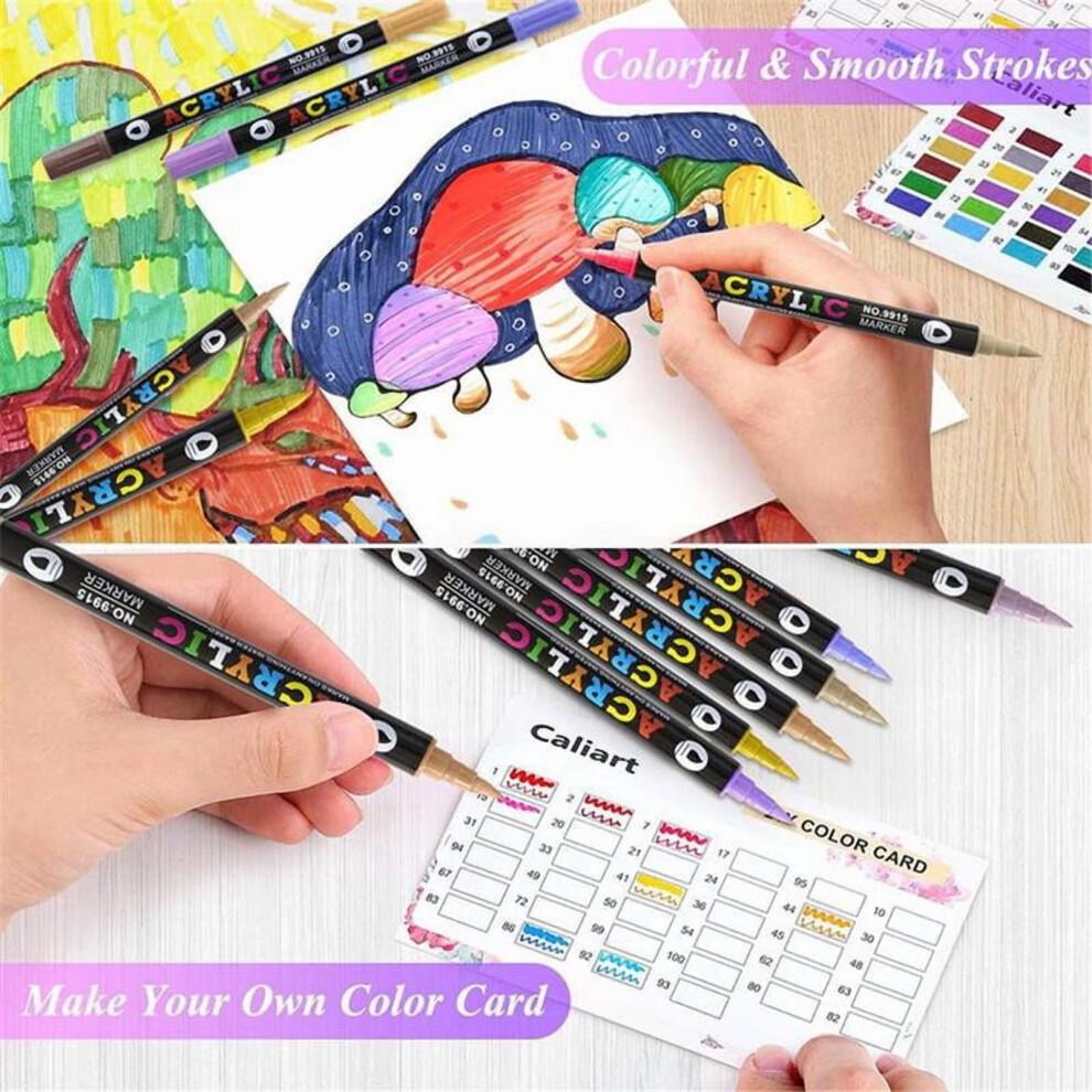 Paint Markers 24/48/36 Colors Paint Pens Acrylic Markers 1.5mm Round Tip Paint Pen Acrylic Paint Pens For Painting 10ml