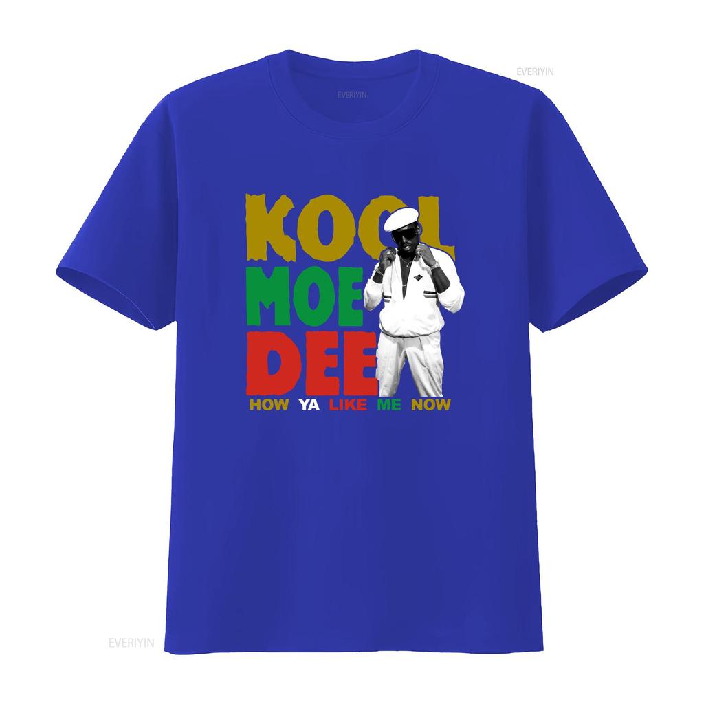 KOOL MOE DEE How Ya Like Me Now T shirt NEW LARGE ONLY vintage Washed Breathable streetwear Casual graphic designer clothes