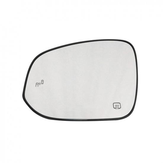 Left Driver Side Mirror Glass Heat Blind Spot For Toyota Highlander -2024