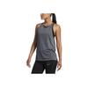 Nike Solid Color Round Neck Sleeveless Sports Vest Women Tops Gray 831779-060
